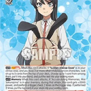 Weiss Schwarz SBY/W114 Fukashigi no Carte, Mai Sakurajima (V.1 - Double Rar