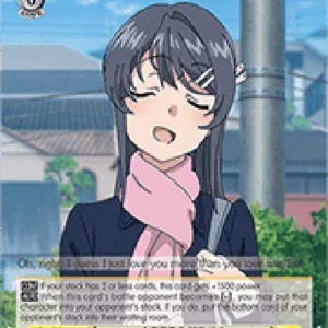 Weiss Schwarz SBY/W114 Devilish Remark, Mai Sakurajima (V.2 - Super Rare)
