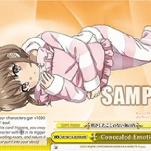 Weiss Schwarz SBY/W114 Concealed Emotions (V.2 - Triple Rare)