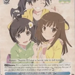 Weiss Schwarz NM/S24 Tsukihi Araragi & Karen Araragi & Nadeko Sengoku