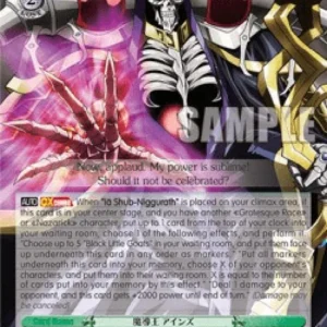 Weiss Schwarz OVL/S99 Sorcerer King, Ainz (V.1 - Double Rare)