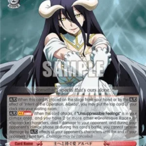 Weiss Schwarz OVL/S99 Dedicated Love for the Lord, Albedo (V.1 - Double Rar