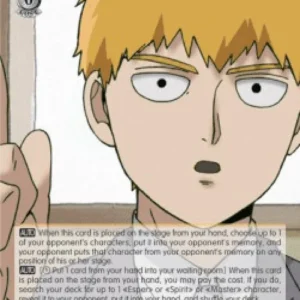 Weiss Schwarz MOB/SX02 Reigen: Life Advice (V.2 - Super Rare)
