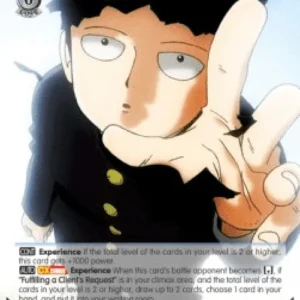 Weiss Schwarz MOB/SX02 MOB: Psychic Powers (V.2 - Super Rare)