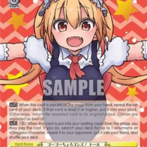 Weiss Schwarz KMD/W96 Go Go Choro-gons! Tohru (V.2 - Feature Rare)