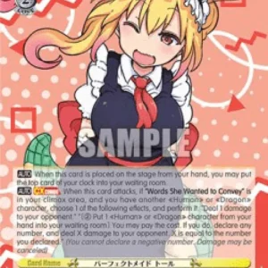 Weiss Schwarz KMD/W96 Perfect Maid, Tohru (V.1 - Double Rare)