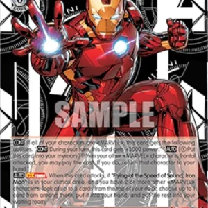 Weiss Schwarz MAR/S89 Affluent Hero, Iron Man (V.1 - Double Rare)