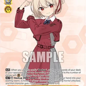 Weiss Schwarz LRC/WE47 We'll Solve Everything! Chisato (V.2 - Feature Rare)