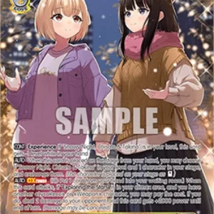 Weiss Schwarz LRC/WE47 Snowy Night, Chisato & Takina (V.2 - Feature Rare)