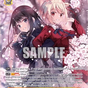 Weiss Schwarz LRC/WE47 Under the Falling Cherry Blossoms, Takina & Chisato