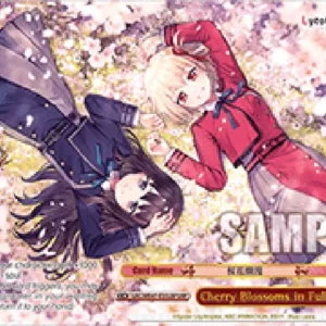 Weiss Schwarz LRC/WE47 Cherry Blossoms in Full Bloom (V.2 - Feature Rare)