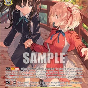 Weiss Schwarz LRC/WE47 Autumn Dyed in Red, Takina & Chisato (V.2 - Feature