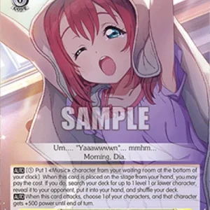 Weiss Schwarz LL2ML! Sleepyhead, Ruby Kurosawa (V.1 - Double Rare)