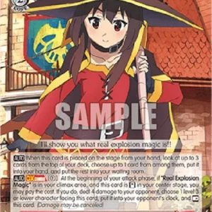 Weiss Schwarz KS/W75 Megumin (V.1 - Double Rare)