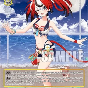 Weiss Schwarz HOL/WE44 Summer Splash Party! Hakos Baelz (V.2 - Feature Rare
