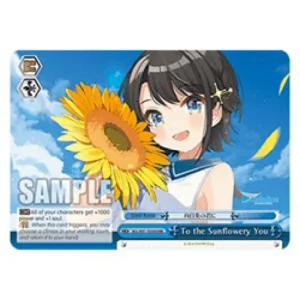 Weiss Schwarz HOL/W91 To the Sunflowery You (V.2 - Triple Rare)