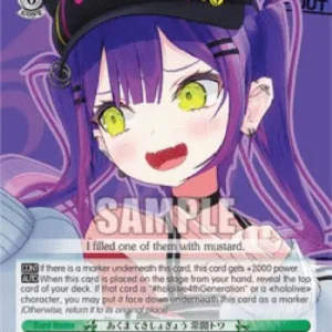 Weiss Schwarz HOL/W91 Devilish Deed, Tokoyami Towa (V.2 - Triple Rare)