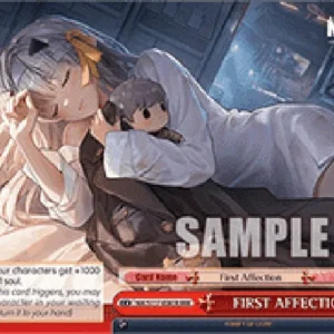 Weiss Schwarz NIK/S117 FIRST AFFECTION (V.2 - Triple Rare)