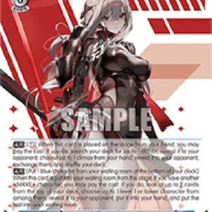 Weiss Schwarz NIK/S117 Scarlet: Black Shadow (V.3 - Super Rare)