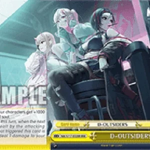 Weiss Schwarz NIK/S117 D-OUTSIDERS (V.2 - Triple Rare)