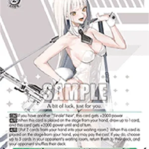 Weiss Schwarz NIK/S117 “Showtime” Blanc (V.1 - Double Rare)