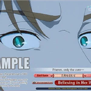 Weiss Schwarz SFN/S108 Believing in Her Words (V.2 - Overframe Rare)