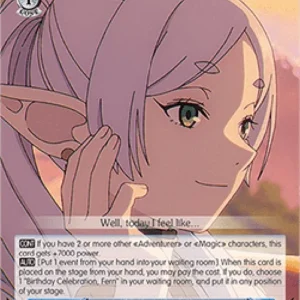 Weiss Schwarz SFN/S108 Birthday Celebration, Frieren (V.2 - Super Rare)