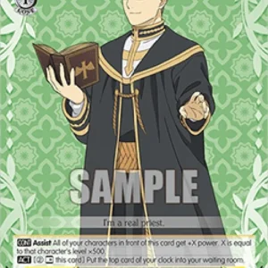 Weiss Schwarz SFN/S108 "Fake Priest?" Heiter (V.2 - Super Rare)