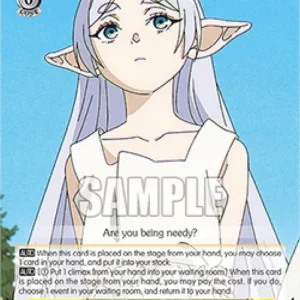 Weiss Schwarz SFN/S108 "Flamme's Top Apprentice" Frieren (V.2 - Super Rare)