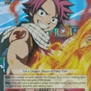 Weiss Schwarz FT/EN-S02 Fire Dragon Slayer, Natsu (V.2 - Super Rare)
