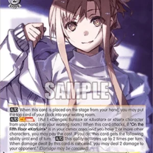 Weiss Schwarz DKB A Certain Day Off, Asuna (V.1 - Double Rare)