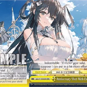 Weiss Schwarz AZL/119 Anniversary Shot With Everyone (V.2 - Triple Rare)