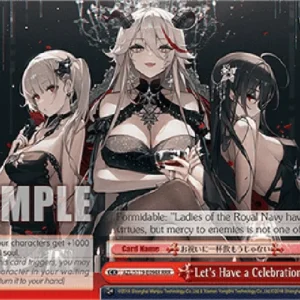 Weiss Schwarz AZL/119 Let's Have a Celebration Drink (V.2 - Triple Rare)