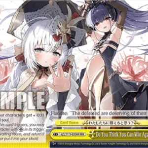 Weiss Schwarz AZL/119 Do You Think You Can Win Against Me? (V.2 - Triple Ra