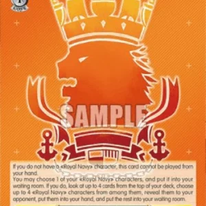 Weiss Schwarz AZL/S102 Royal Navy (V.2 - Triple Rare)