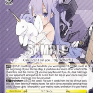 Weiss Schwarz AZL/S102 Unicorn (V.1 - Double Rare)