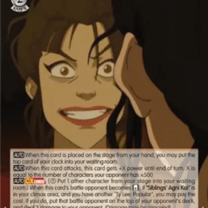 Weiss Schwarz ATLA/WX04 Azula: Verge of Insanity (V.1 - Double Rare)