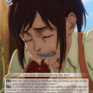 Weiss Schwarz AOT/SX04 Sasha: High Praise (V.2 - Super Rare)