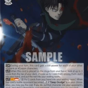Weiss Schwarz AOT/SX04 Levi: Deep Grudge (V.2 - Super Rare)