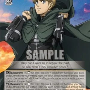 Weiss Schwarz AOT/SX04 Armin: Lending a Hand (V.1 - Double Rare)
