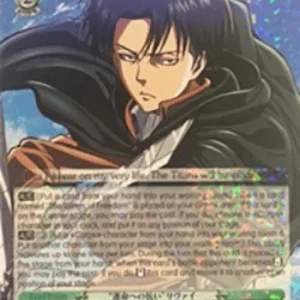 Weiss Schwarz AOT/S35 "Resisting Fate" Levi (V.1 - Double Rare)