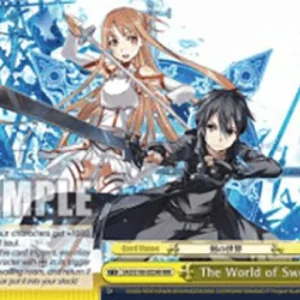 Weiss Schwarz SAO/S100 The World of Swords (V.2 - Triple Rare)