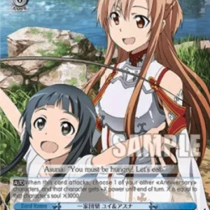Weiss Schwarz SAO/S100 Happy Family, Asuna & Yui (V.2 - Super Rare)
