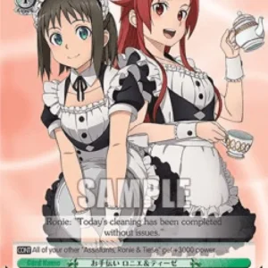 Weiss Schwarz SAO/S100 Assistants, Ronie & Tiese (V.2 - Super Rare)