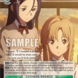 Weiss Schwarz SAO/S100 After School Together, Misumi & Asuna (V.2 - Super R