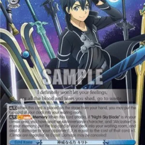 Weiss Schwarz SAO/S100 The Power of Divine Authority, Kirito (V.1 - Double