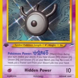 Pokemon Unown [W] (NDE 29)