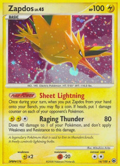 Pokemon Zapdos Lv.45 (MD 14)