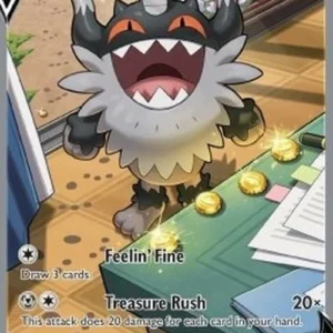 Pokemon Galarian Perrserker V (LOR 184)