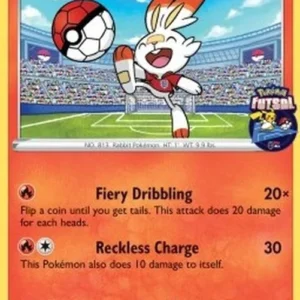Pokemon Scorbunny on the Ball (FUT20 004)